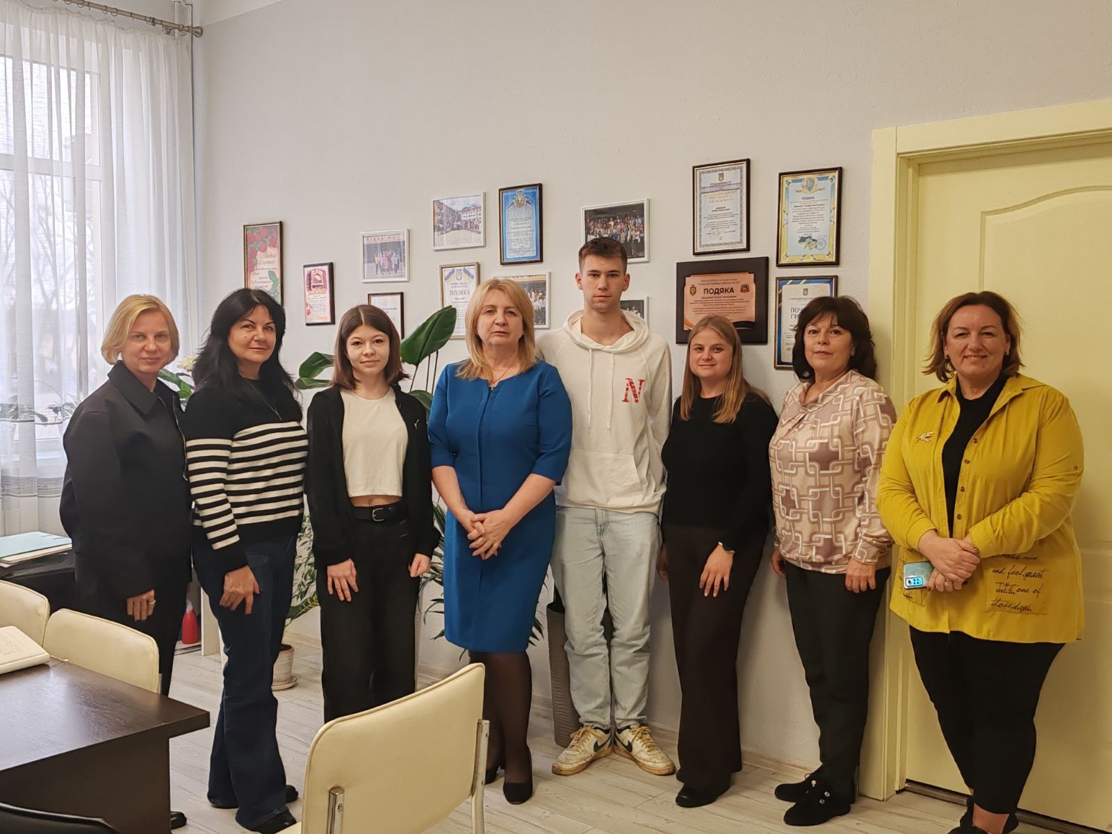 Відбулося офіційне привітання нового президента учнівського самоврядування адміністрацією закладу